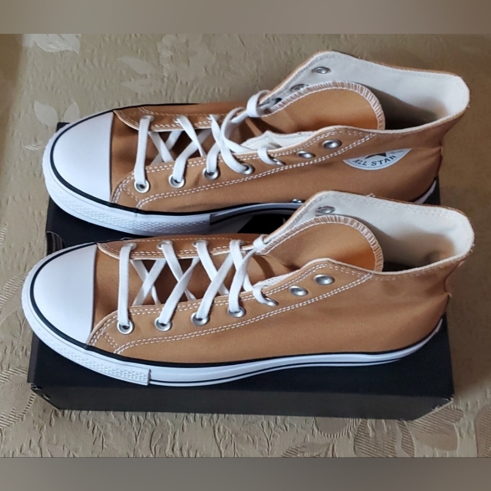 Converse Chuck Taylor All Star Lift Hi-Top Sneaker/Bronze - Picture 6 of 16